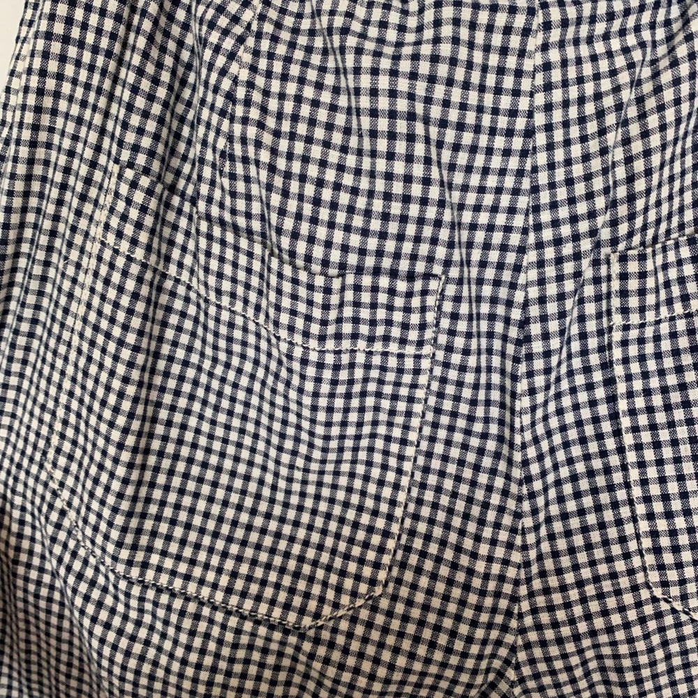 Anthropologie Black and White Pleated Pants